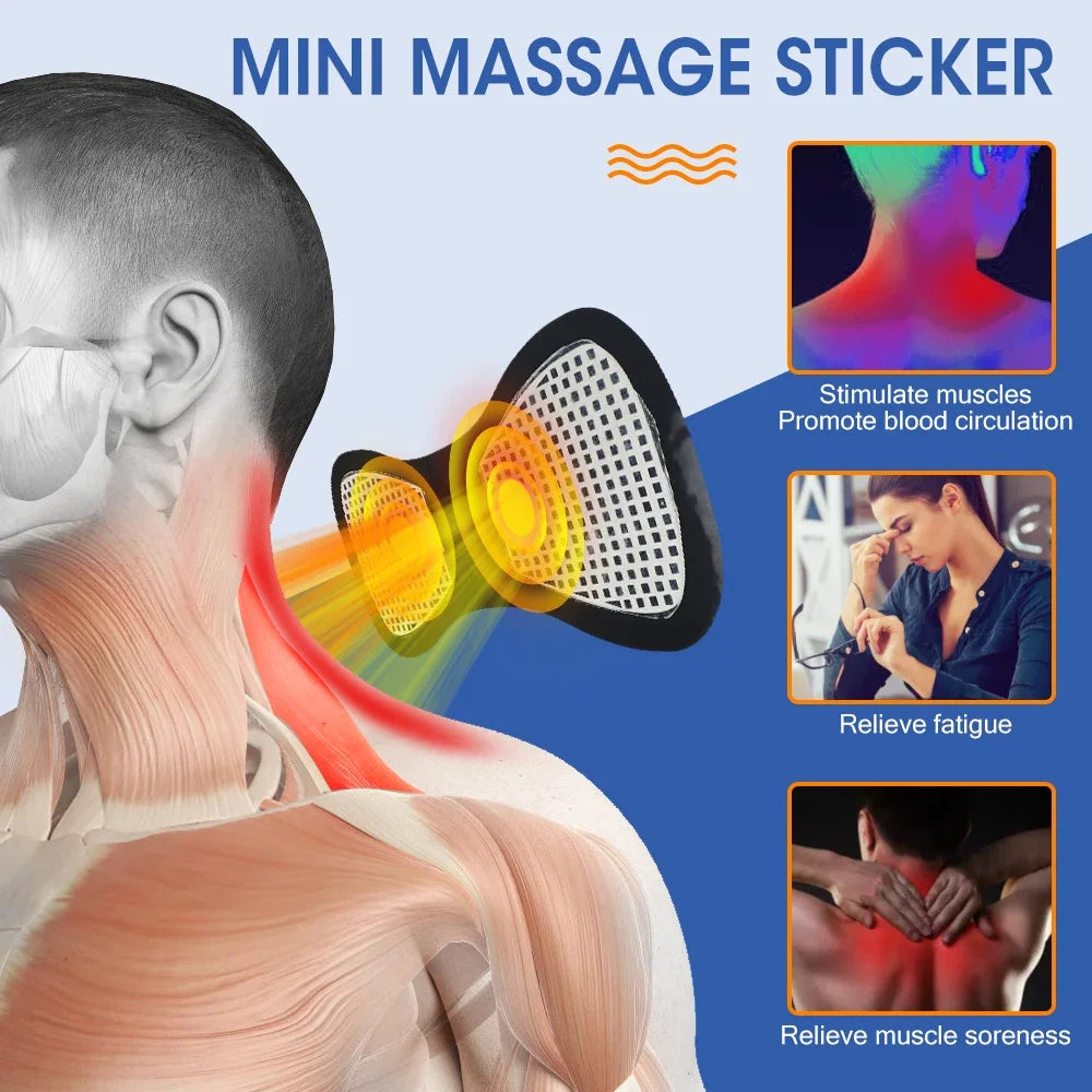 EMS Neck Massager Electric Cervical Vertebra Massage Patch
