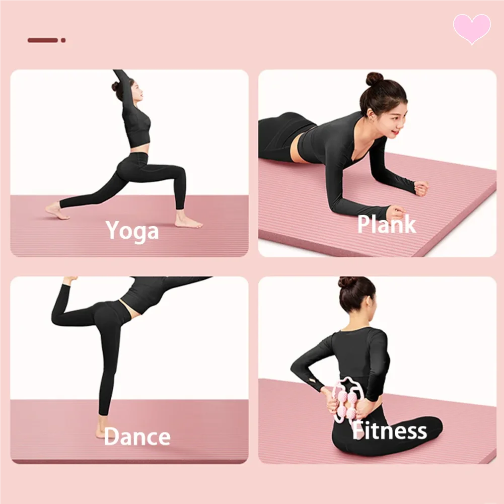 8mm NBR yoga mat anti slip thickened