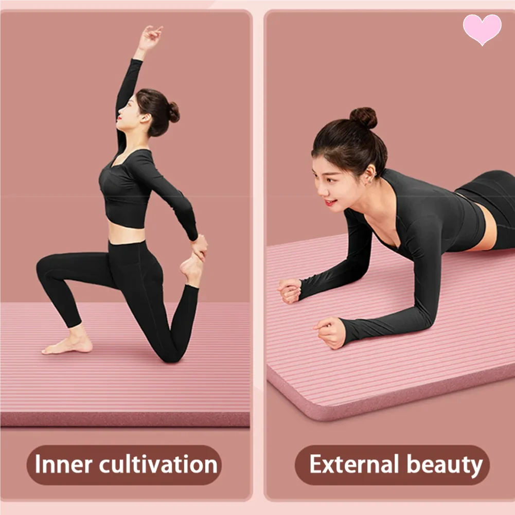 8mm NBR yoga mat anti slip thickened